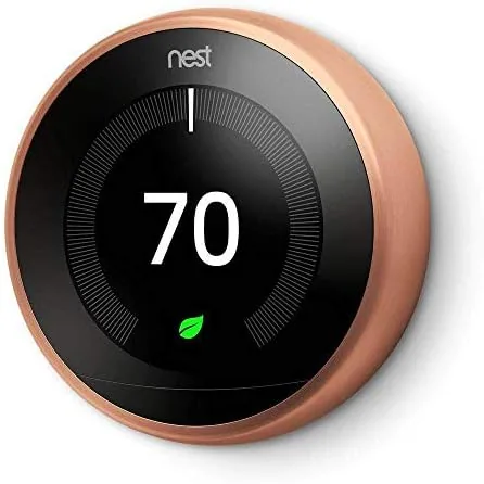 Google Home app showing the Nest energy history and schedule view