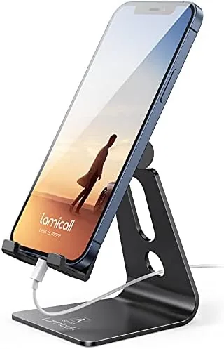 Lamicall Aluminum Cell Phone Stand, Adjustable Desk Phone Holder for iPhone | Adjustable Viewing Review: Tested and Rated
