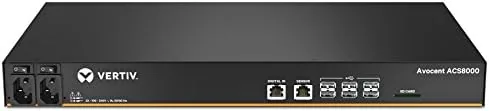 Comparison of the ACS8000 console server and a smaller eight port unit