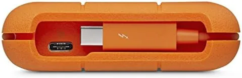 The LaCie Rugged USB-C, 4TB, Portable External Hard Drive, Drop, Shock in real use