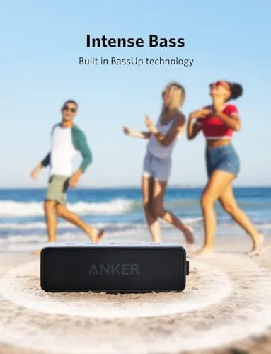 The Soundcore 2 next to smaller and larger rival speakers