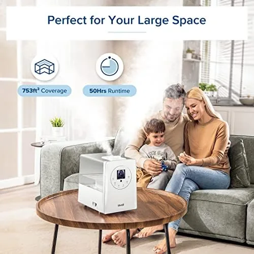 The Levoit Humidifiers for Bedroom Large Room Home, Warm and Cool in real use