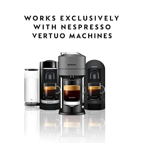 Comparison of a Vertuo capsule, an Original Line capsule, and a K-Cup