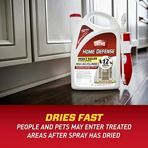Testing the Ortho Home Defense Insect Killer for Indoor & Perimeter2, Wand over two weeks