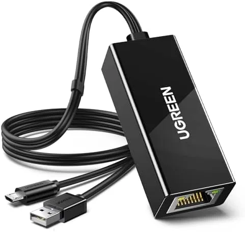 UGREEN Ethernet Adapter for Fire TV Stick, Micro USB to Ethernet Adapter | with Review: Tested and Rated
