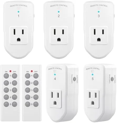 Overview of the BN-LINK Wireless Remote Control Outlet Electrical Switch for Lights, Fans