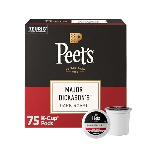 Peet's Major Dickason's Blend K-Cups Review: 75 Pods of the Legendary Dark Roast