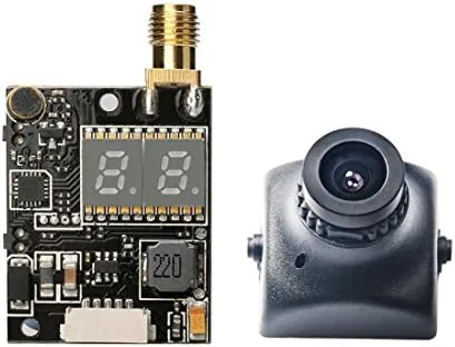 Close up of the AKK KC04 showing the camera lens and antenna connector