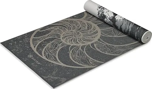 Overview of the Gaiam Yoga Mat - Premium 6mm Print Reversible Extra Thick