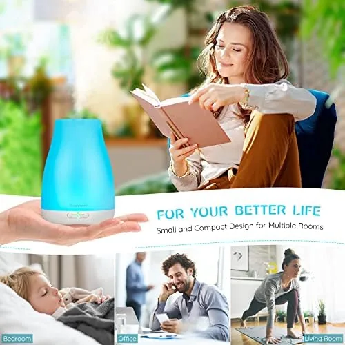 Close look at the Homeweeks Essential Oil Diffuser for Room 100 ML 1 Pack build quality
