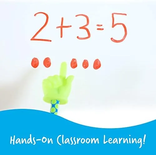 Close look at the Learning Resources 15" Patterned Hand Pointers, Set of 3 build quality