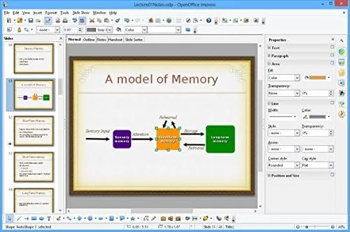 A presentation running in the Office Suite 2026 Impress application