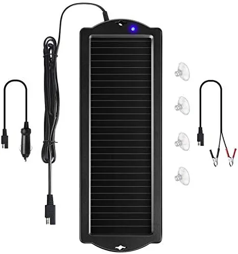 Car Battery Trickle Charger & Maintainer 12V Solar Panel Power Battery Charger With Cigarette Review: Tested and Rated