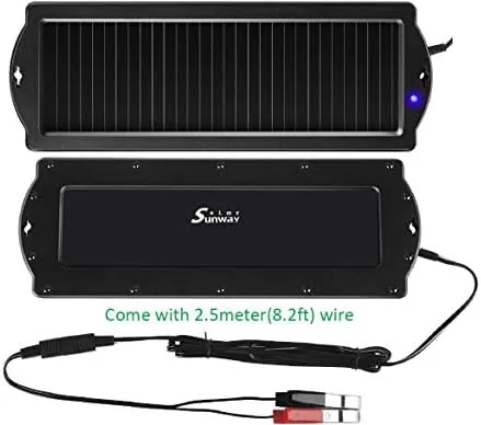 Another view of the Car Battery Trickle Charger & Maintainer 12V Solar Panel Power
