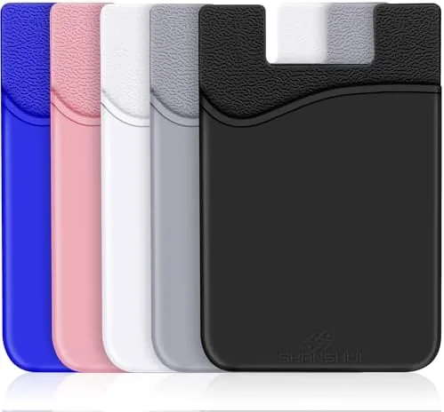 SHANSHUI Card Holder for Phone, Adhesive Phone Wallet Credit ID Business Card Holder Silicone Review: Tested and Rated