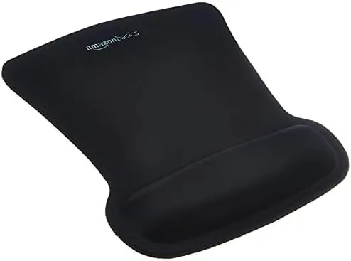 Amazon Basics Ergonomic Mouse Pad with Wrist Support for Pain Relief, Gel-Filled Cushion, Non-Slip Review: Tested and Rated