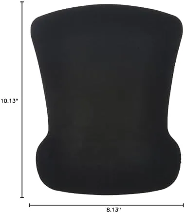 Another view of the Amazon Basics Ergonomic Mouse Pad with Wrist Support for Pain