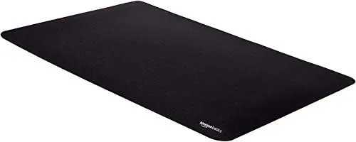 The Amazon Basics Square Mouse Pad, Cloth with Rubberized Base, Standard compared in context