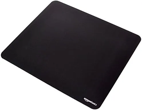 Testing the Amazon Basics Square Mouse Pad, Cloth with Rubberized Base, Standard over two weeks