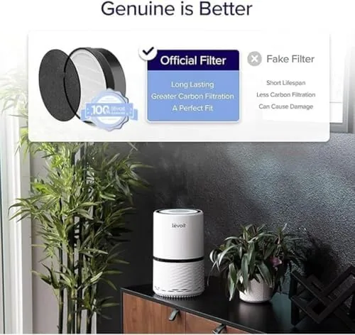 Another view of the Levoit LV-H132 Air Purifier Replacement Filter, Genuine Air Filters, 1
