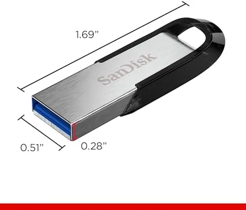 Close look at the SANDISK 256GB Ultra Flair USB 3.0 Flash Drive, SDCZ73-256G-G46, Black build quality