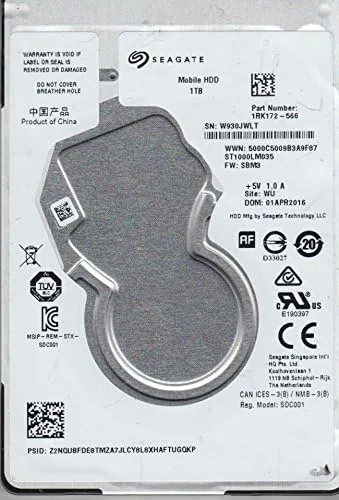 Close look at the Seagate 1TB Laptop HDD SATA 6Gb/s 128MB Cache 2.5-Inch Internal build quality