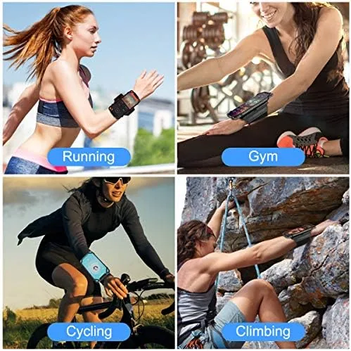 The VUP Wristband Phone Holder for Running, 360° Rotatable Forearm Sports compared in context