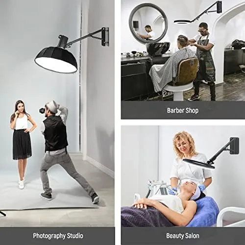 Another view of the NEEWER Wall Mounting Triangle Boom Arm for Photography Light, Strobe