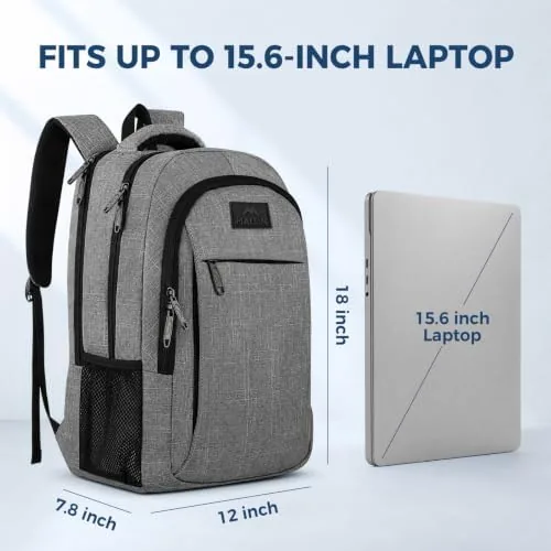 The MATEIN backpack being carried on a commute through the street