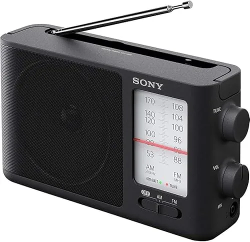 Sony ICF-506 Analog Tuning Portable FM/AM Radio, Black, 2.14 lb | Powerful mono speaker Review: Tested and Rated