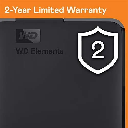 Close up of the USB 3.0 port and the cable on the WD Elements