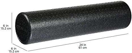 Another view of the Amazon Basics High Density Foam Roller for Exercise and Recovery