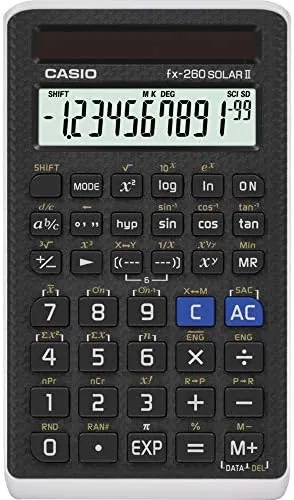 Casio fx-260 Solar II Scientific Calculator, 10-Digit Display | Fraction & trig functions, solar Review: Tested and Rated