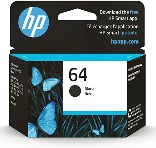 HP 64 Black Ink Cartridge | Works with Envy Inspire 7250e, 7950e, Envy Photo Review: Tested and Rated
