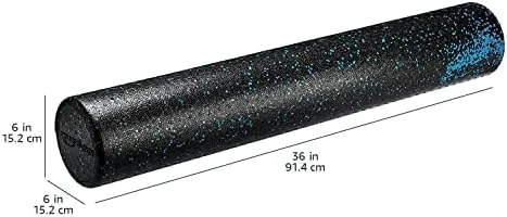 Another view of the Amazon Basics High Density Foam Roller for Exercise and Recovery