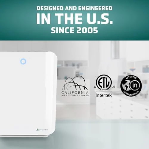 The GermGuardian HEPA Air Purifier for Home, Large Rooms up to in real use