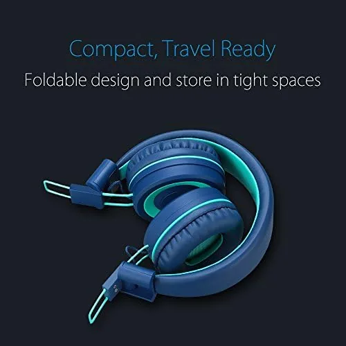 The noot products K11 Kids Headphones with Wired Cord 3.5mm Jack in real use