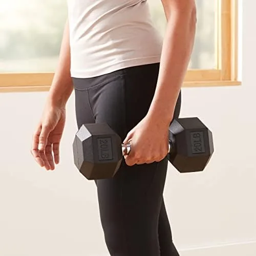 Testing the Amazon Basics Rubber Hex Dumbbell Hand Weight over two weeks