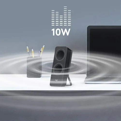 Close look at the Logitech Z207 2.0 Stereo Computer Speakers with Bluetooth | 10 build quality