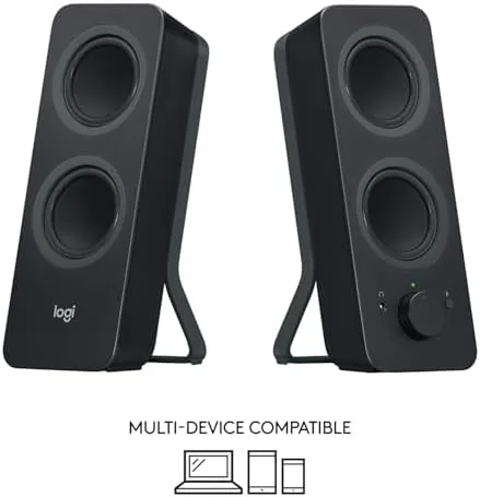 Another view of the Logitech Z207 2.0 Stereo Computer Speakers with Bluetooth | 10