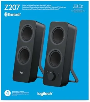 The Logitech Z207 2.0 Stereo Computer Speakers with Bluetooth | 10 compared in context