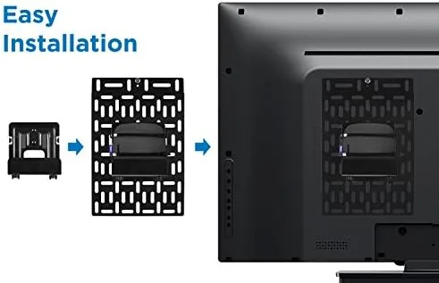 Close look at the Mount-It! Cable Box Mount Behind TV, Universal, Steel | Adjustable build quality