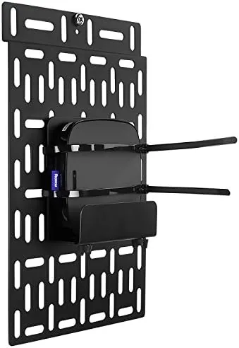 The Mount-It! Cable Box Mount Behind TV, Universal, Steel | Adjustable compared in context