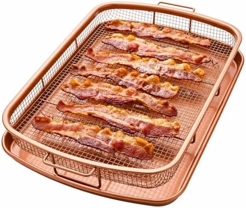 Gotham Steel Air Fryer Basket for Oven - 16.5" x 12.5" | Oven Air Review: Tested and Rated