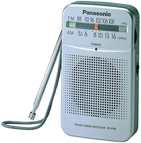 Panasonic RF-P50d Pocket AM/FM Radio Silver RF-P50D Review: Tested and Rated