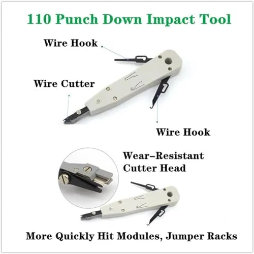 The Gaobige Network Tool Kit for Cat5 Cat5e Cat6, 11 in compared in context