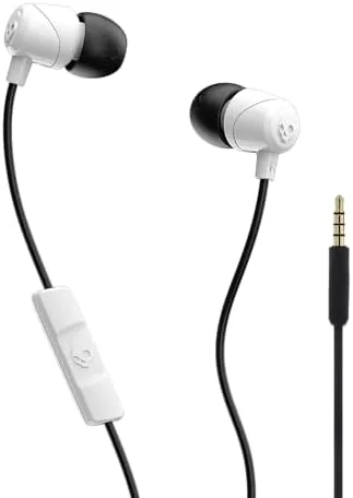 Overview of the Skullcandy Jib Wired Earbuds with 3.5mm AUX Plug - White