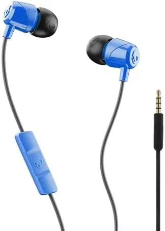 The Jib earbuds being untangled from a pocket and set on a desk