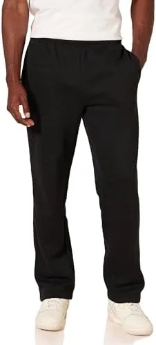 Amazon Essentials Men's Relaxed Straight Leg Fleece Open Bottom Sweatpant (Available in Big & Review: Tested and Rated