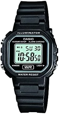 The Casio LA20WH Series | Women's Digital Watch | Water Resistant compared in context